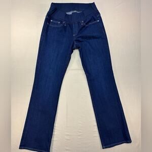 Gap Classic Blue Perfect Boot Cut Women's Maternity Under Belly Jeans Size 12 R